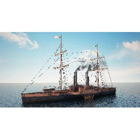 Steam Ship model